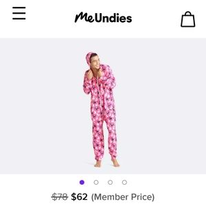 MeUndies llama print onesie